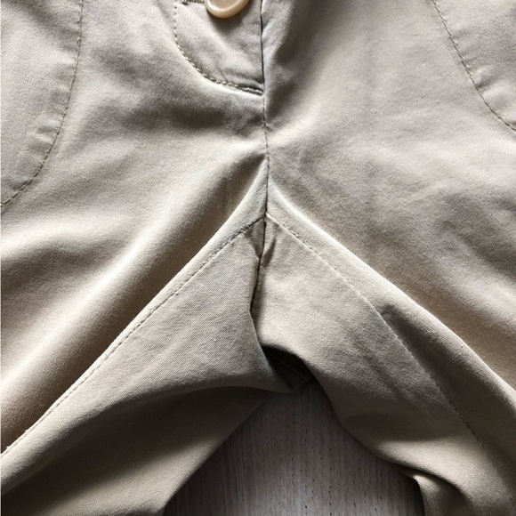 Vintage Theory Wide Leg Capris Pants in Beige - Picture 10 of 12